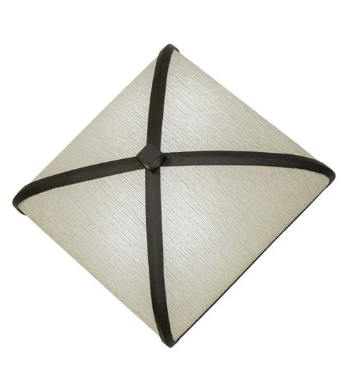 12"W Cuscino LED Fabric Contemporary Wall Sconce