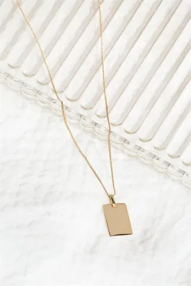 18K Plate Necklace