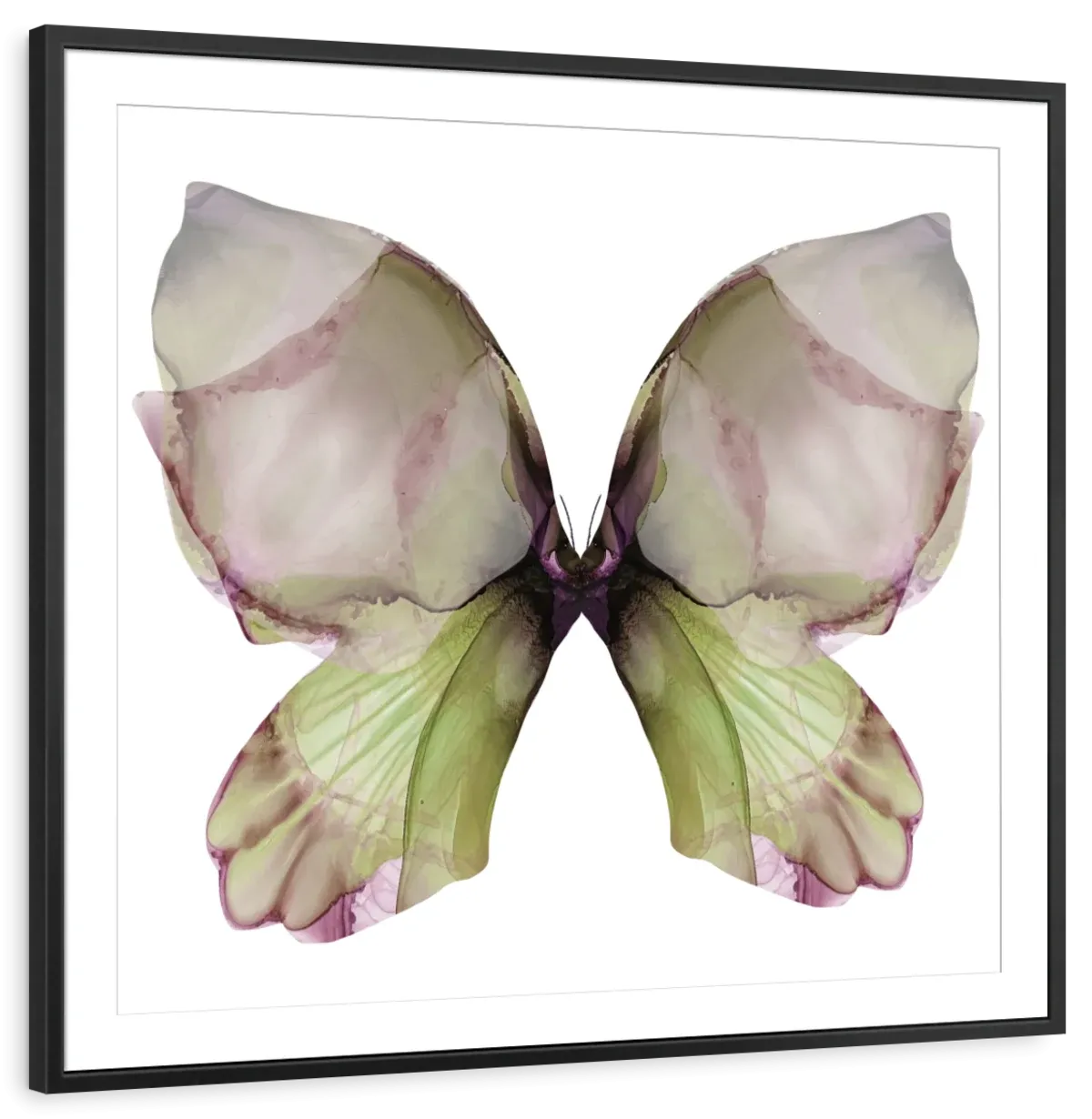 A Floral Butterfly I Wall Art