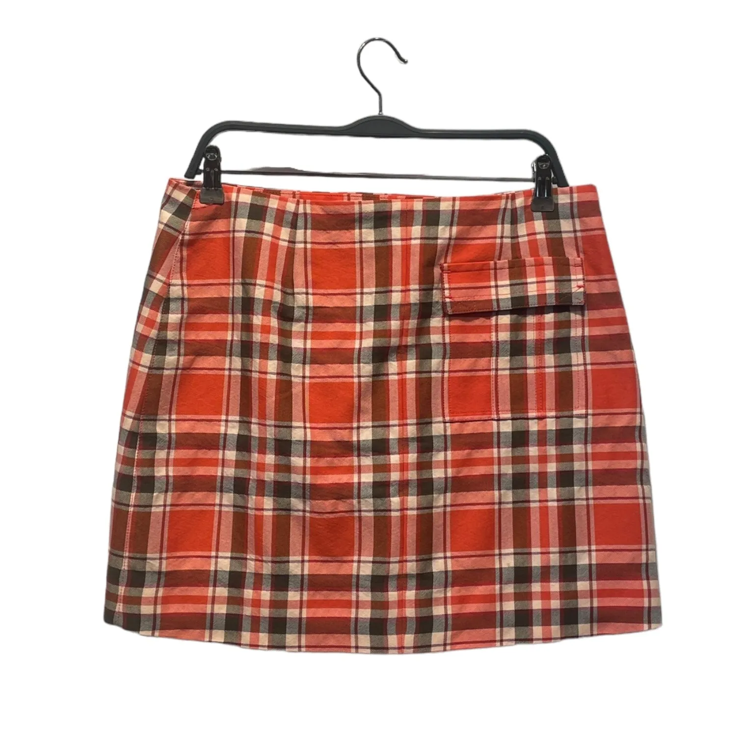 Acne Studios/Skirt/42/Plaid/Cotton/RED/