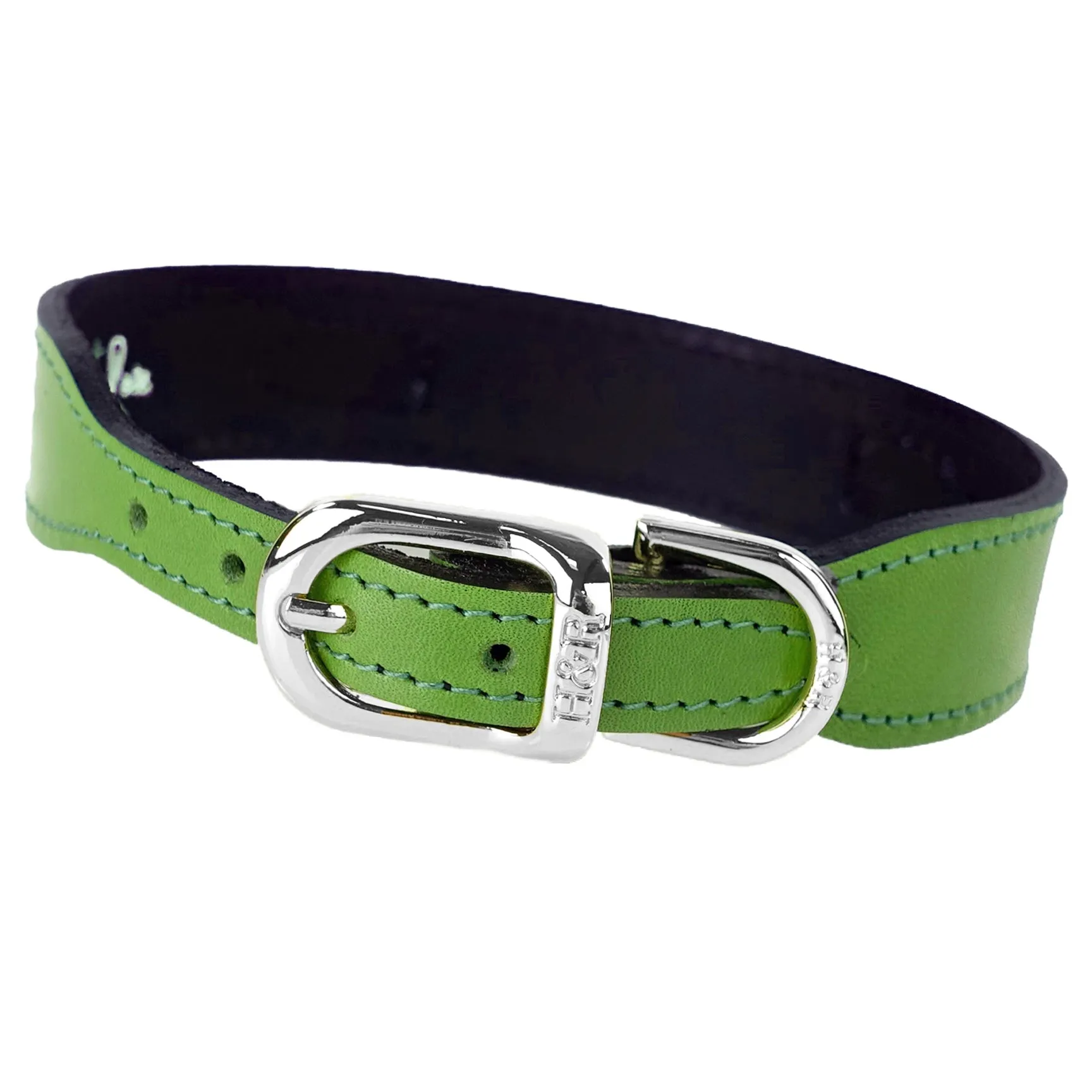 After Eight Dog Collar in Lime Green