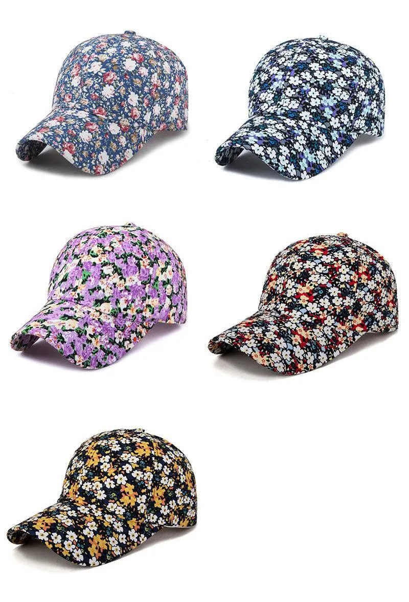 ALL FLORAL ALL DAY CAP