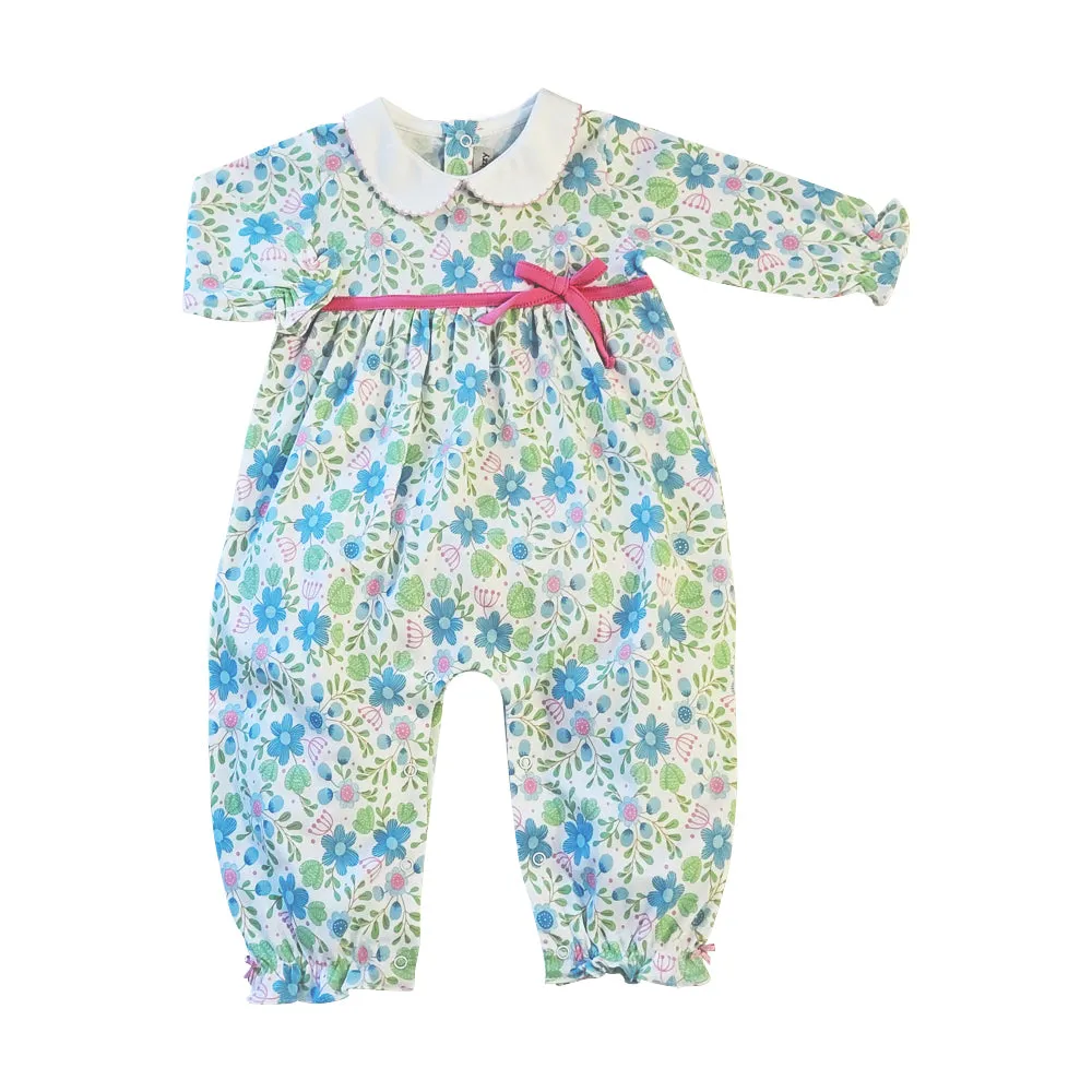 Baby Girl's "Christina & Cameron" Floral Romper