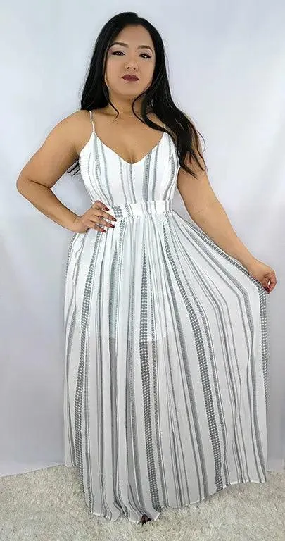 Backless Maxi Dress Spaguetti Straps