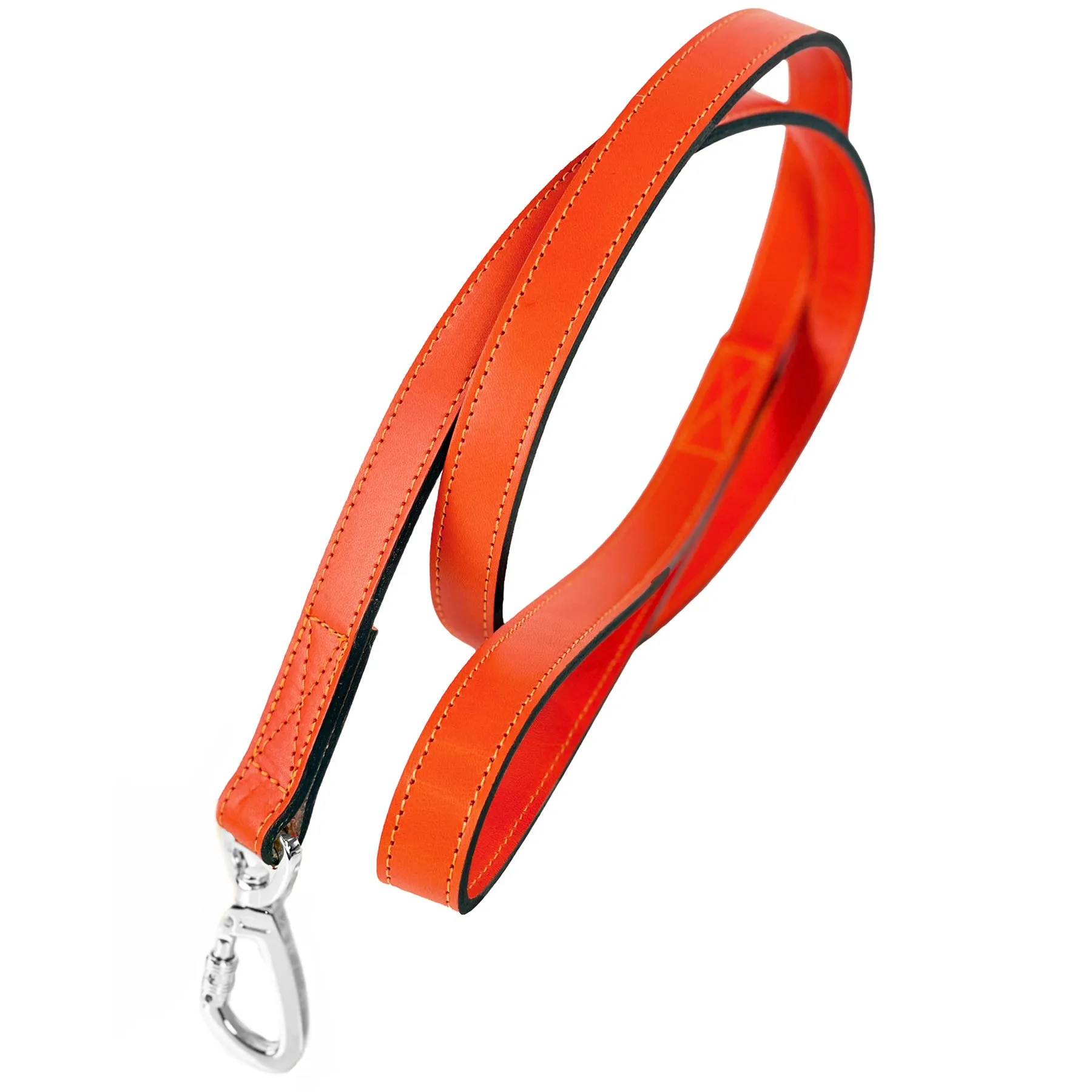 Barclay Dog Leash in Tangerine