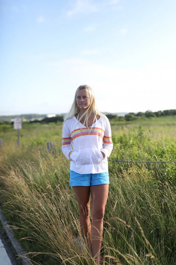 Beach Hoodie - Summer Melody Stripe