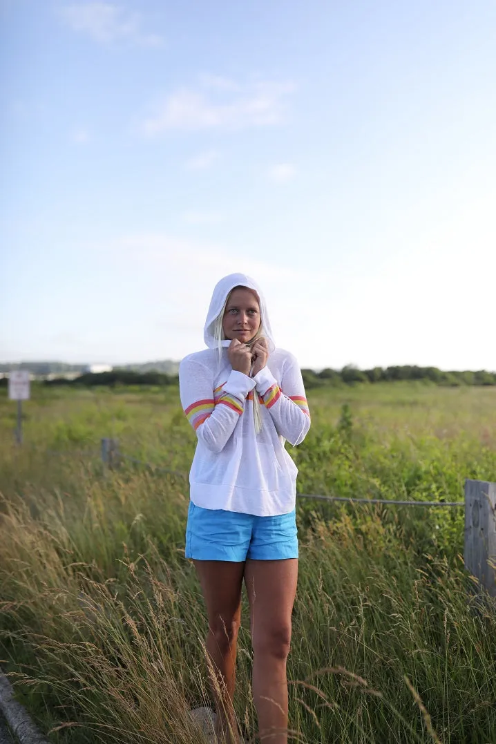 Beach Hoodie - Summer Melody Stripe