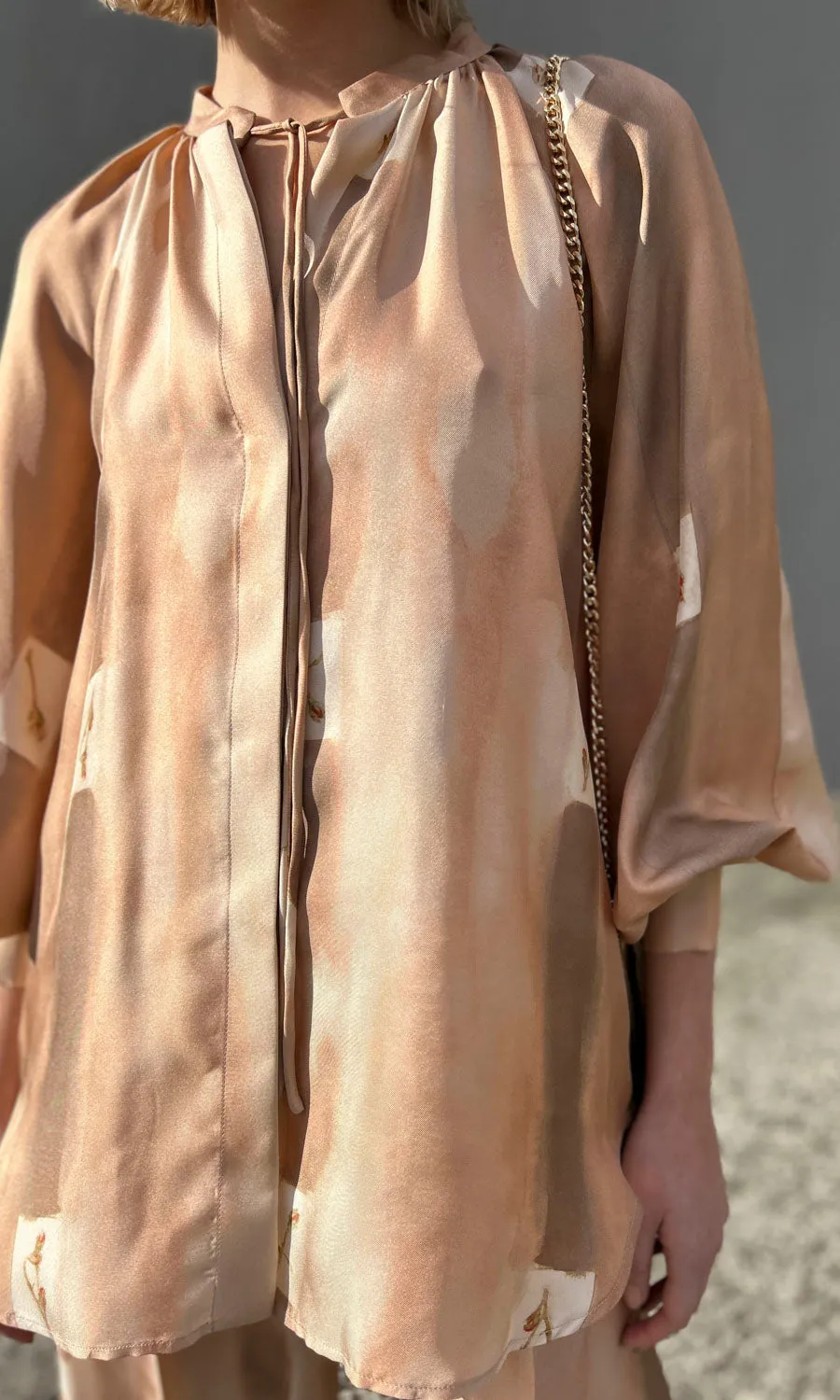 Beatrice b Rosa Silk Shirt