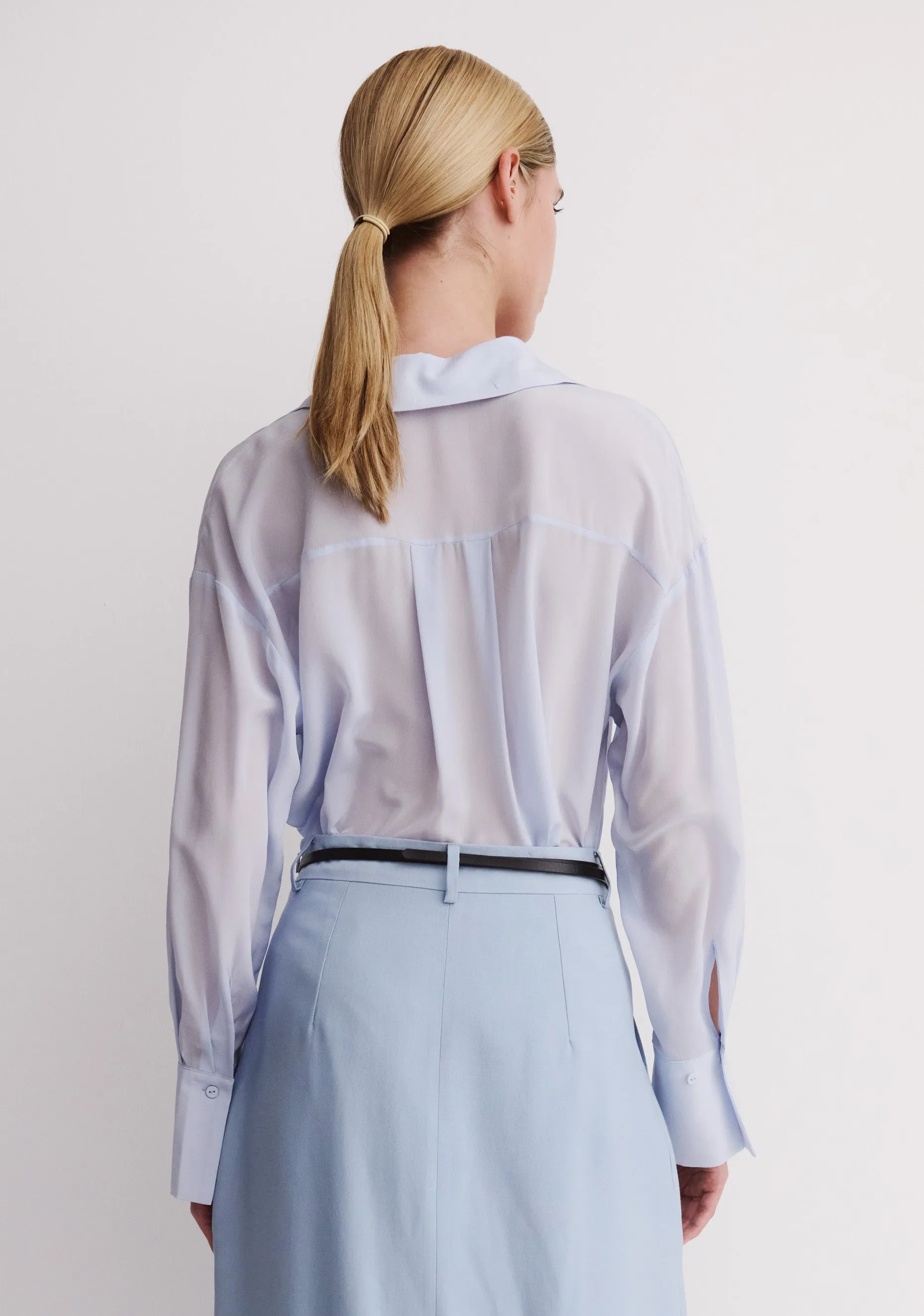 Blake Silk Shirt_Sky