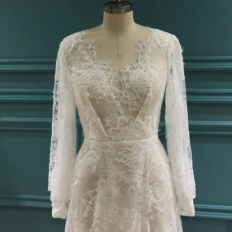 Boho A-Line Allure Bridal Dress