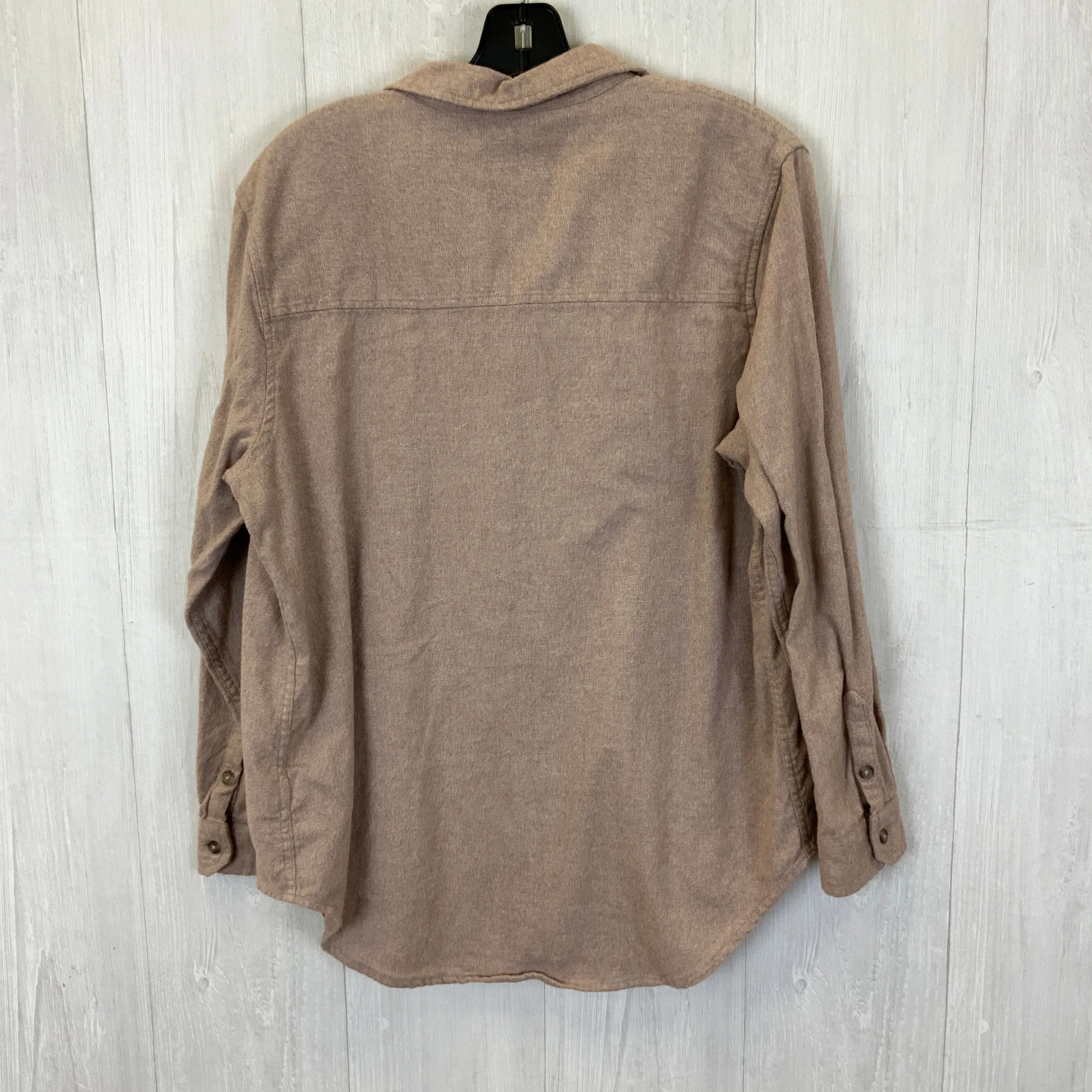 Brick Red Blouse Long Sleeve Universal Thread, Size M