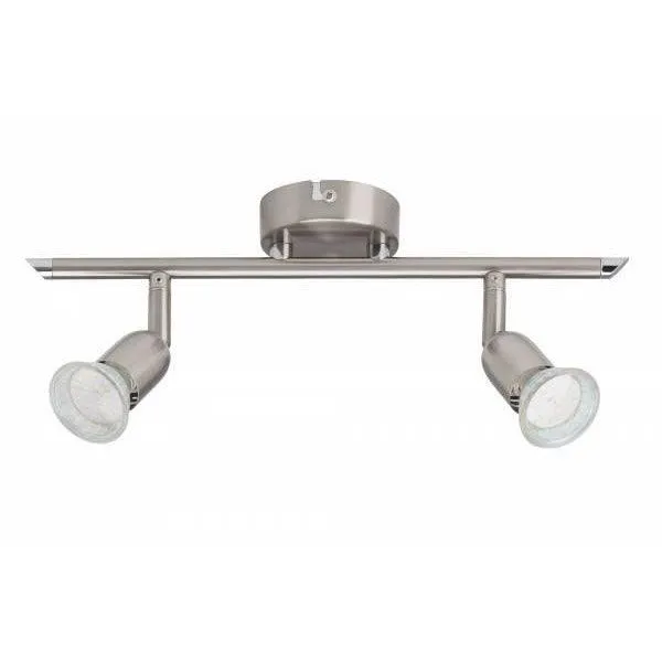 Brilliant 2 Light 6W Loona LED Spotlight - Iron | G28813/13