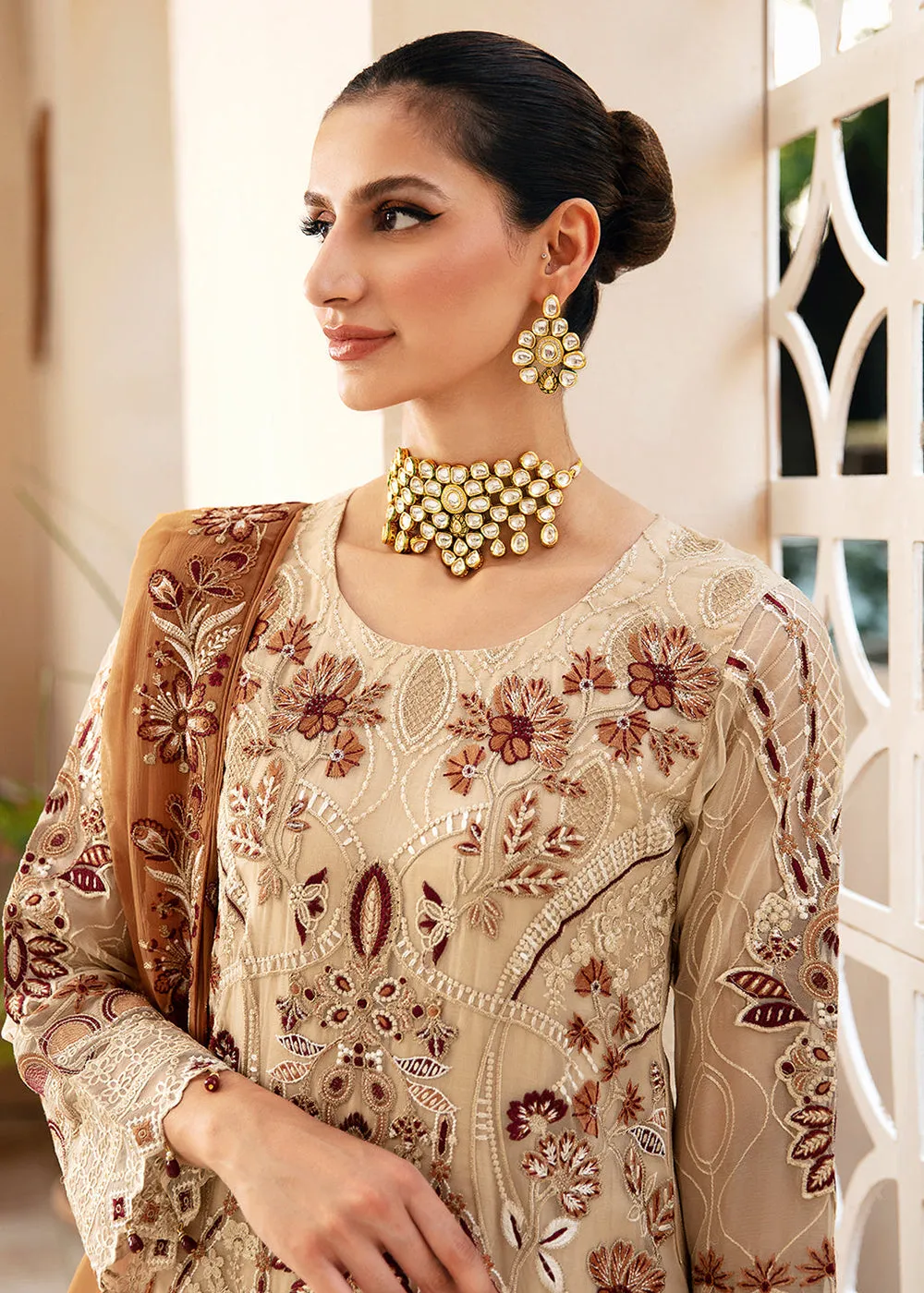 Chevron Luxury Chiffon Collection 24 by Ramsha | A-912