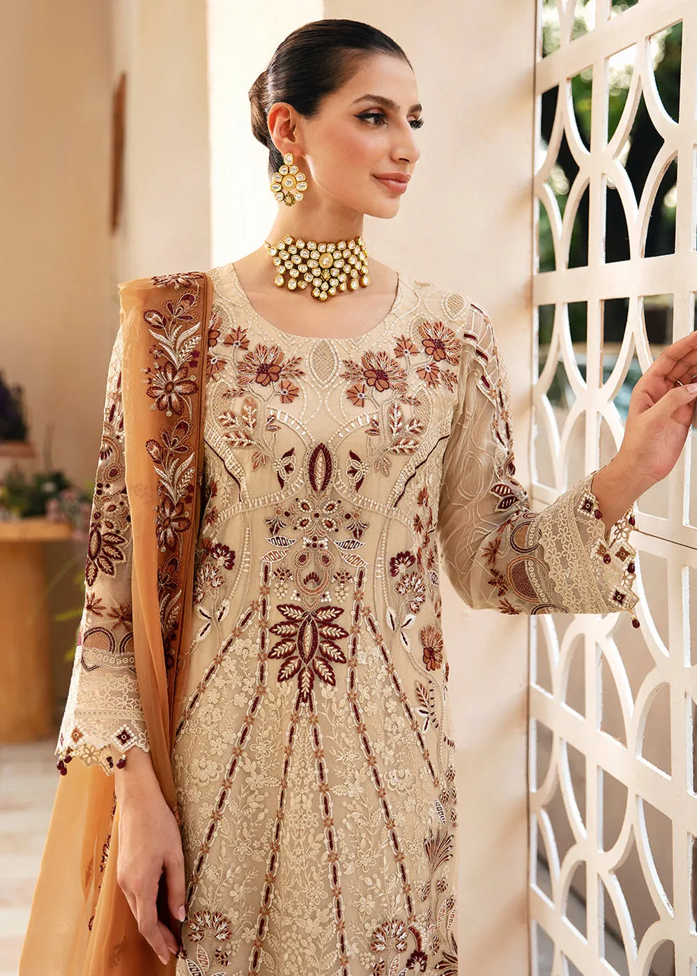 Chevron Luxury Chiffon Collection 24 by Ramsha | A-912