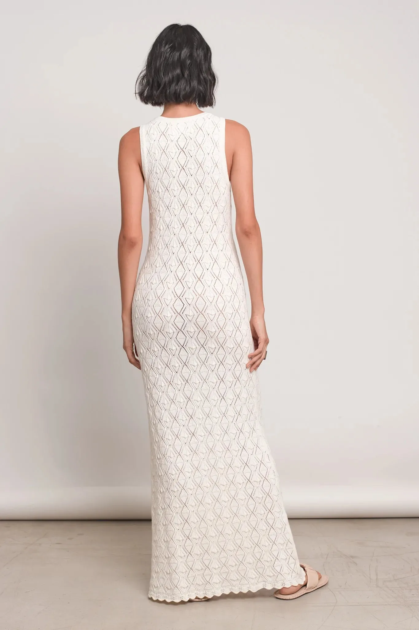 Colette Knit Ivory Dress