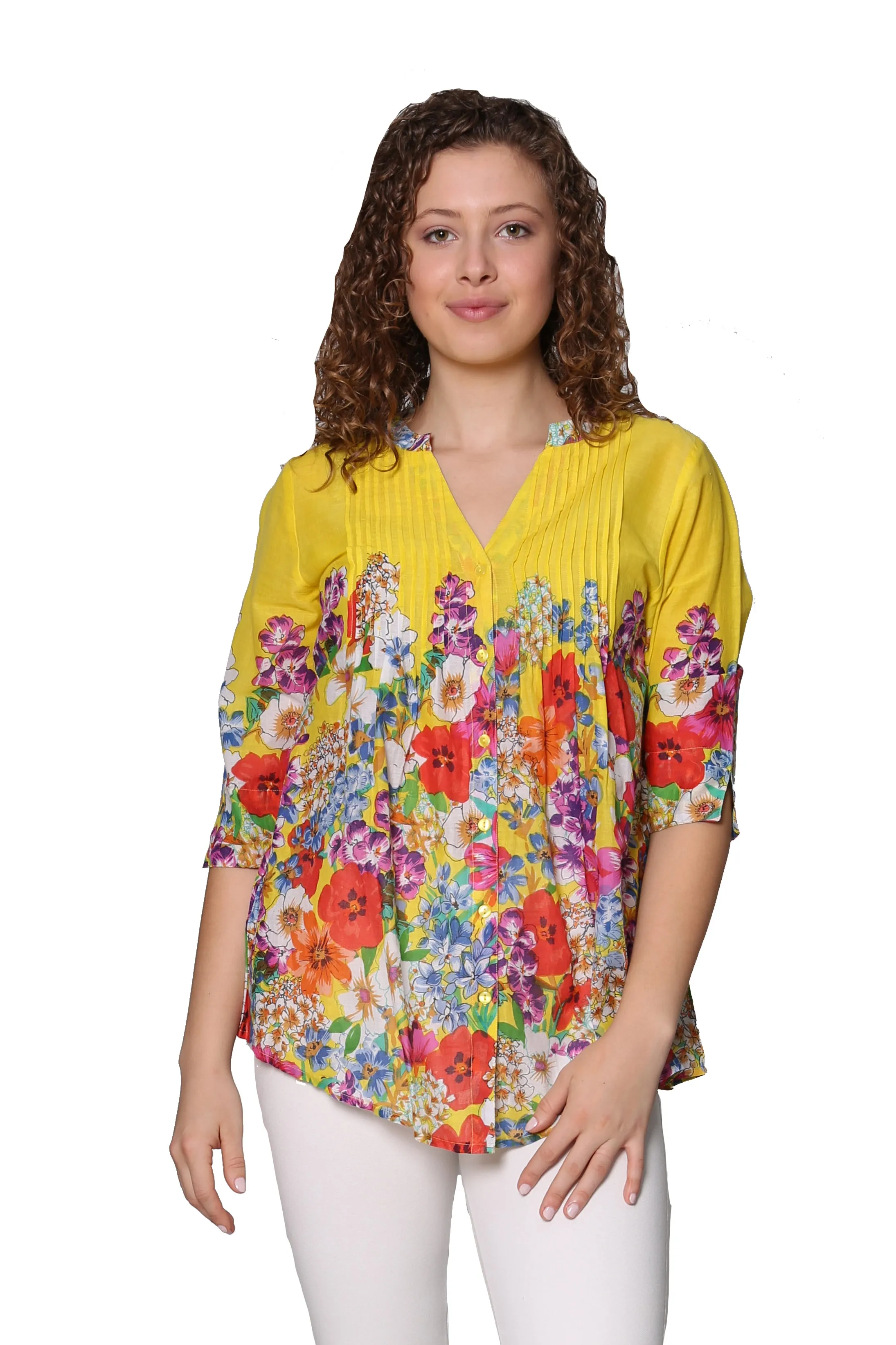 Colorful Floral Tunic