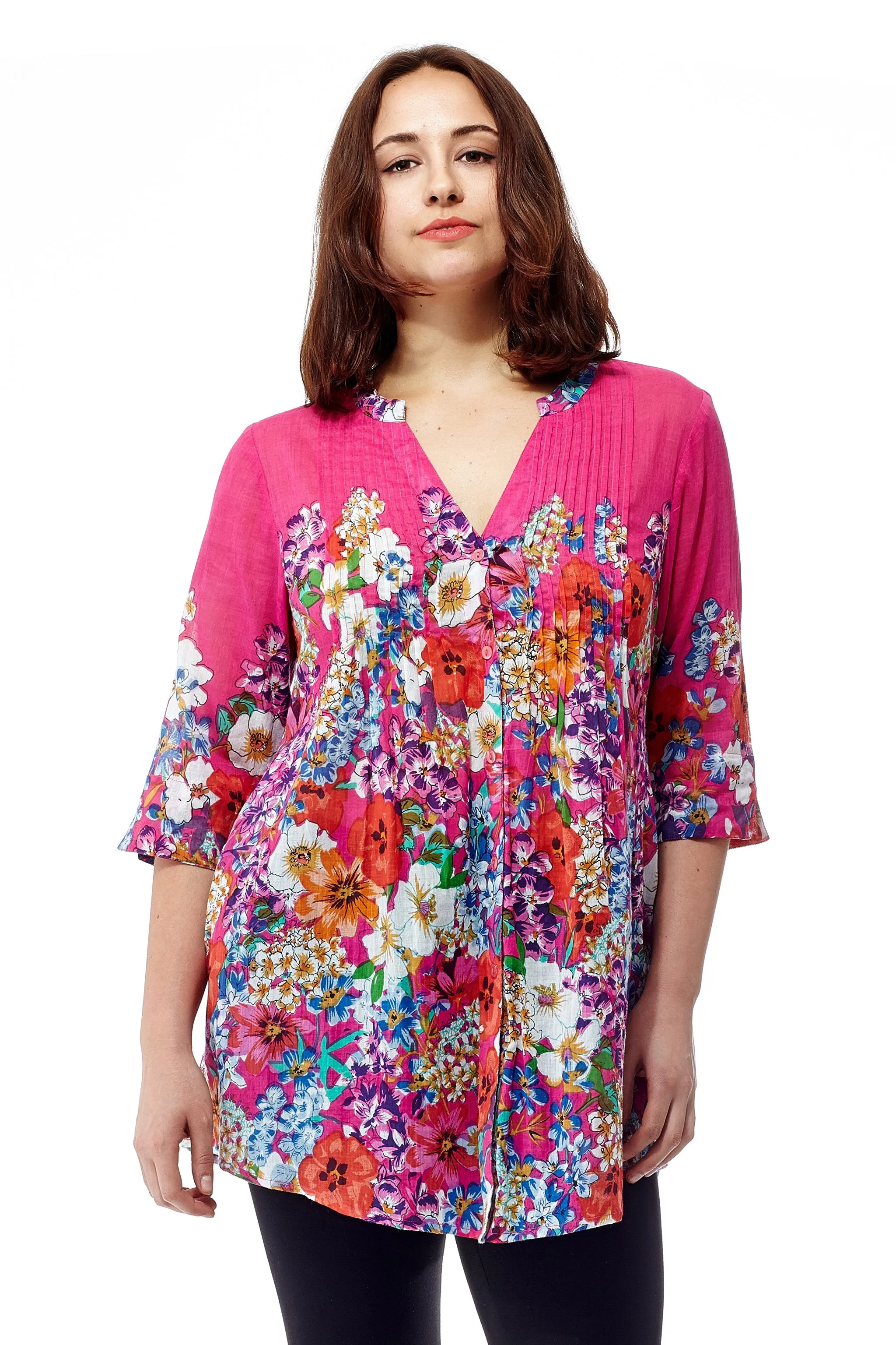 Colorful Floral Tunic