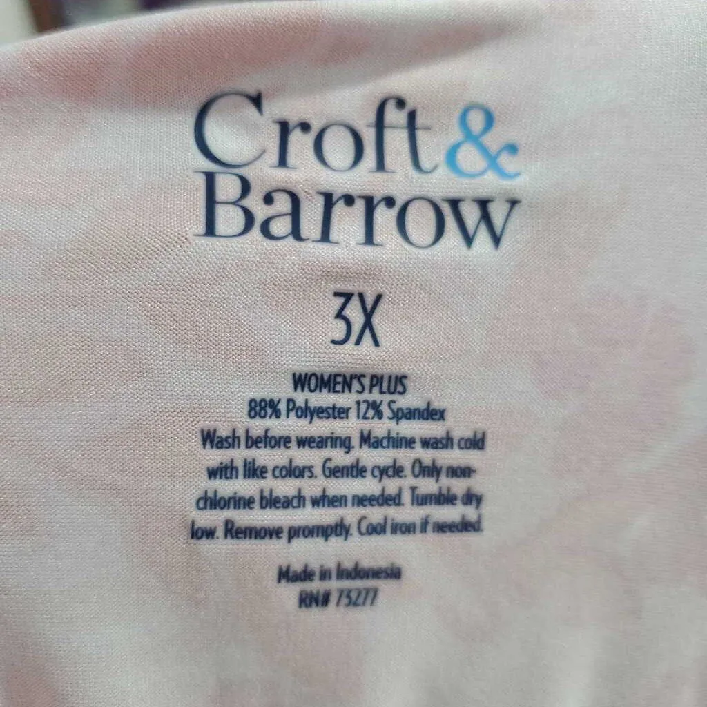 Croft & Barrow Top 3X