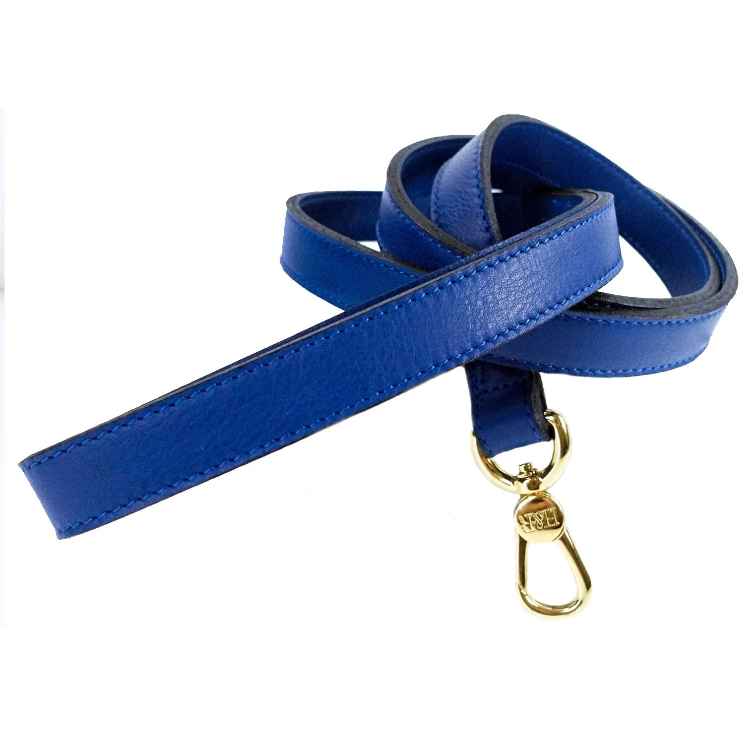 Daisy Dog Leash in Cobalt Blue & Gold