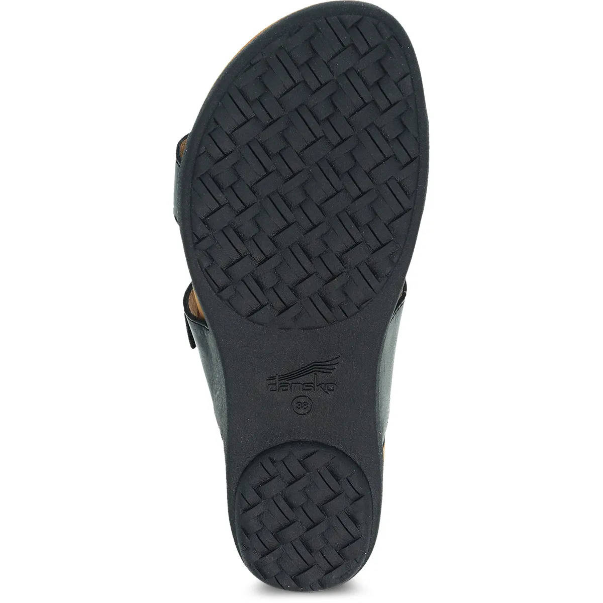 Dansko Justine Sandal - Black Calf