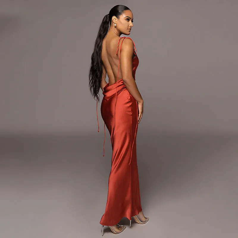 Diana Backless Sleeveless Maxi Dress