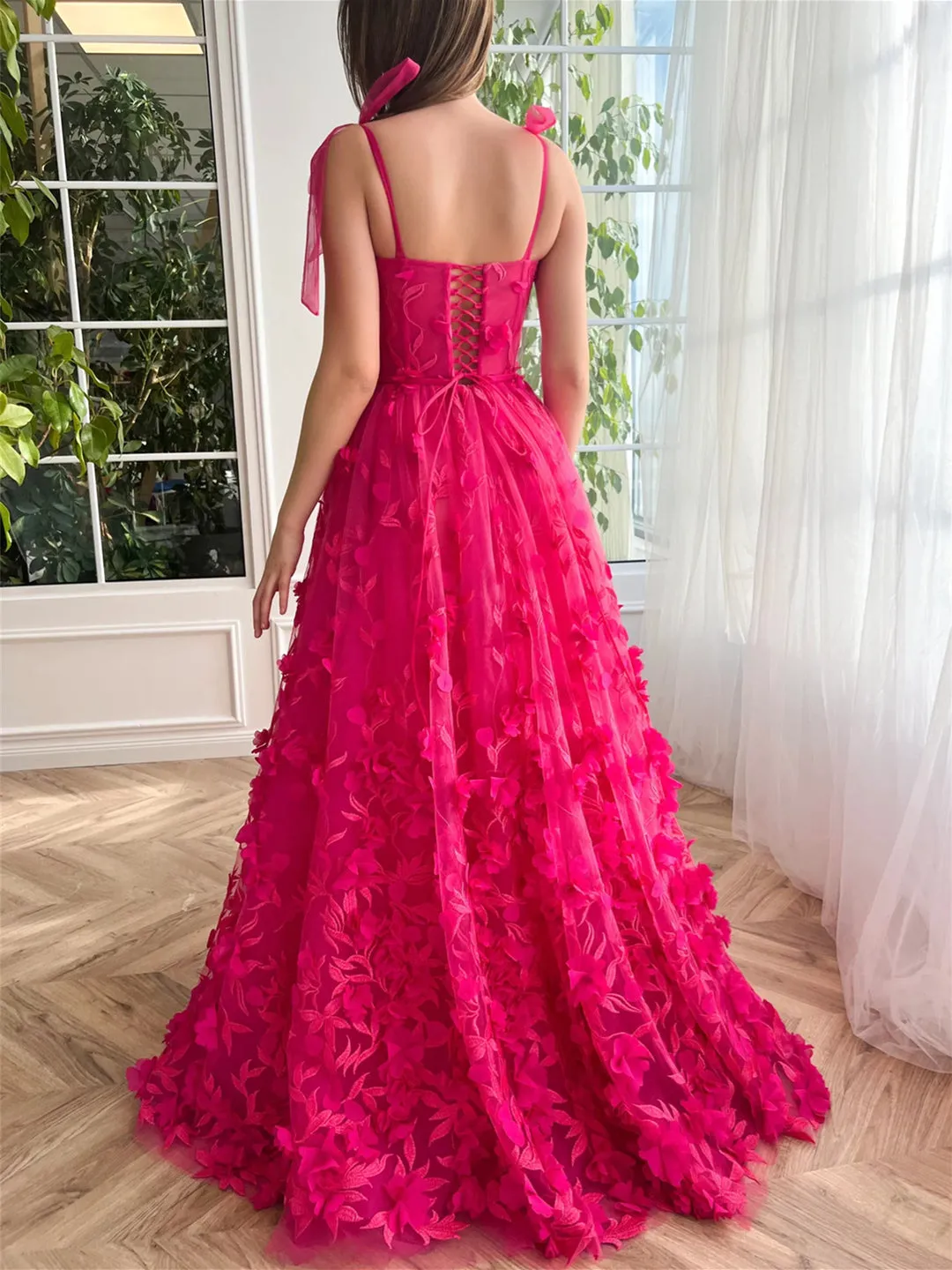 Elegant A-line Girl Party Prom Dresses, Fashion Wedding Guest Dresses, Newest Long Prom Dresses