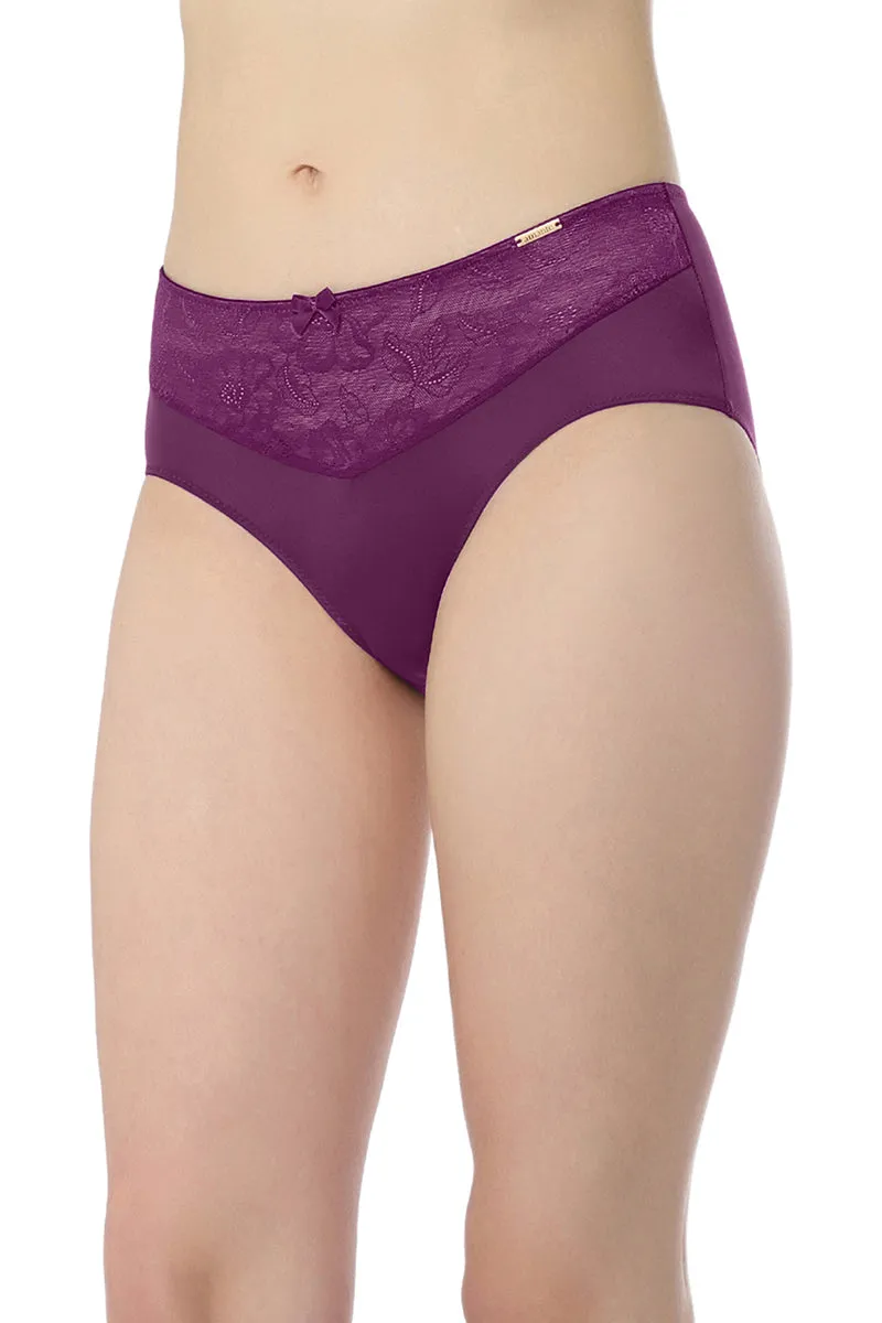 Elegant Lace Hipster Panty - Pickled Beet & Stucco