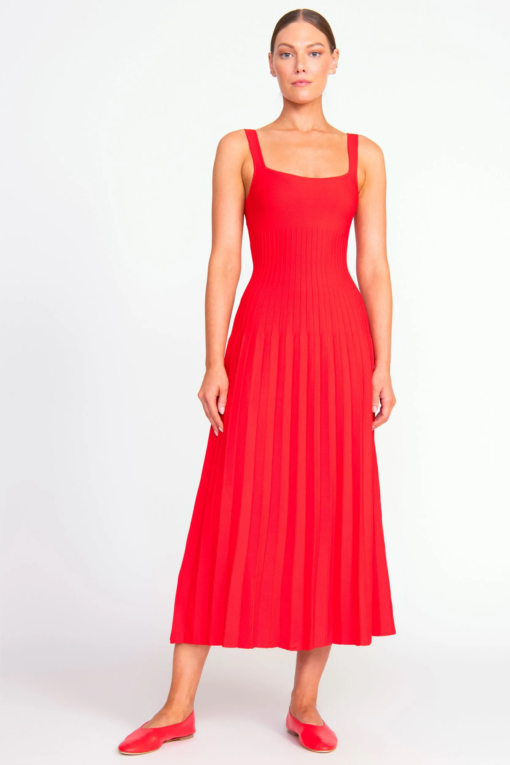 Ellison Dress in Red Rose