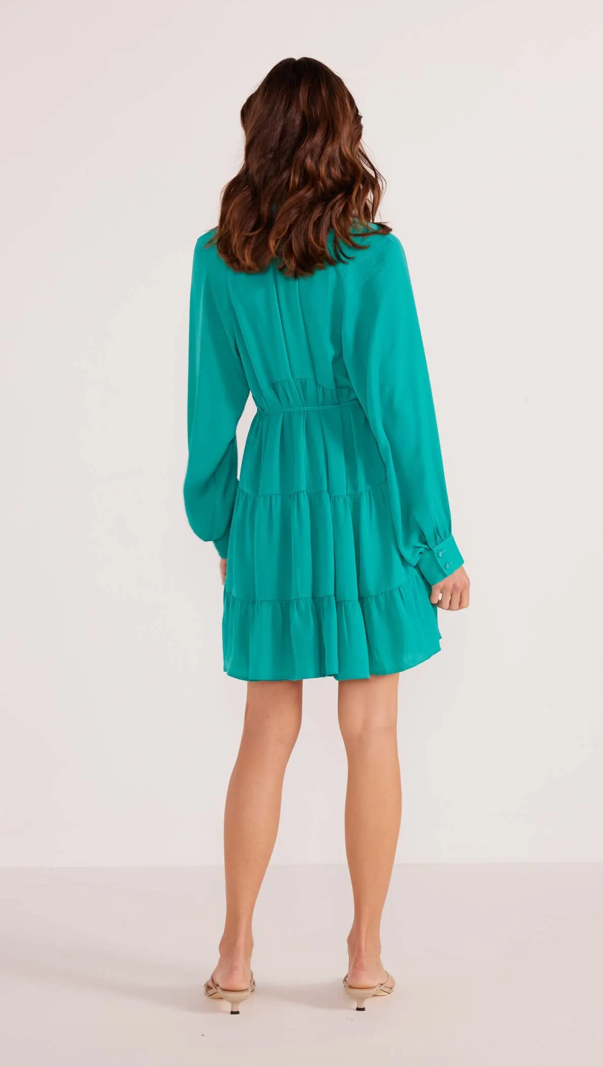 Emma Tiered Shirt Dress