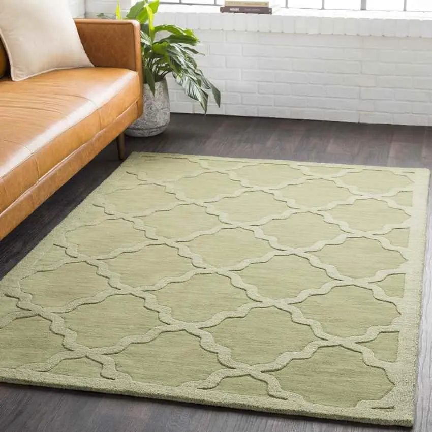 Ermont Solid and Border Area Rug Carpet for Living Room Bedroom or Kitchen