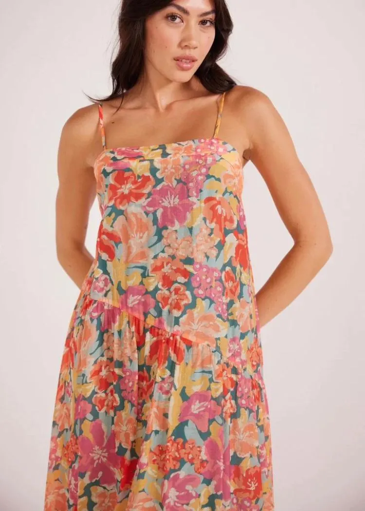 ***FINAL SALE*** MINKPINK Valla Midi Dress - Pink Floral