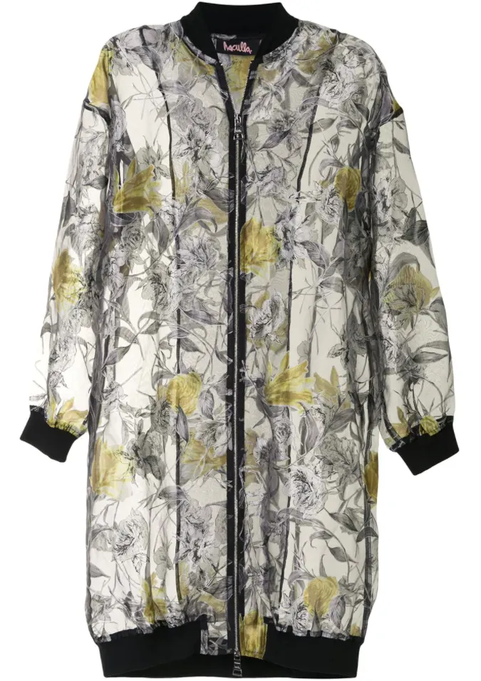 FLORAL EXTENDED BOMBER FLORAL