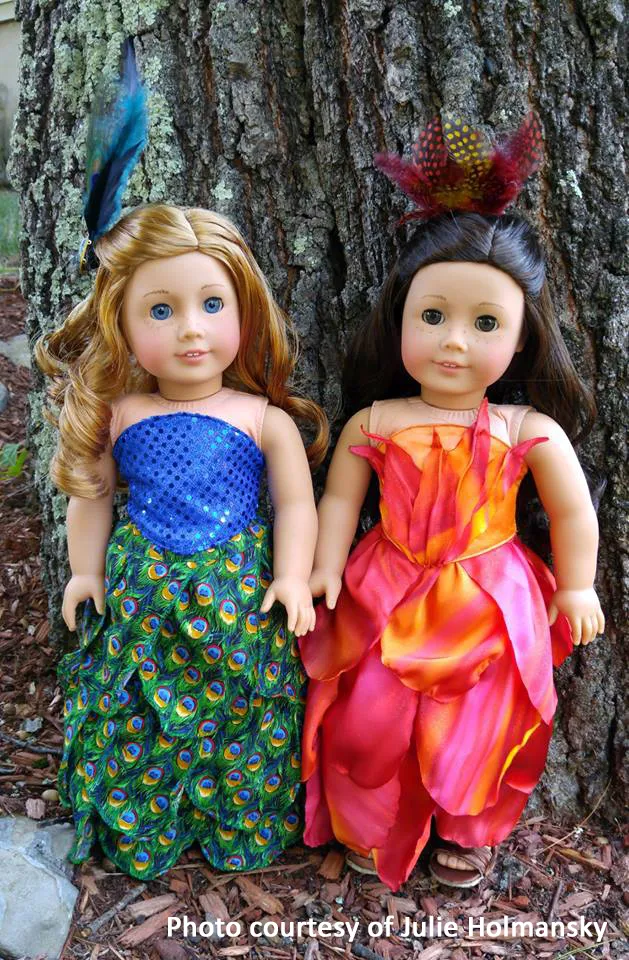 Flower Fairy Dress 18 Inch Doll Sewing Pattern