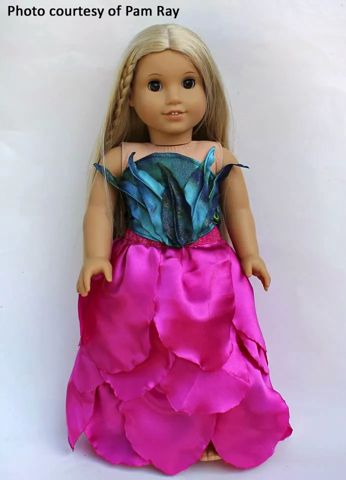 Flower Fairy Dress 18 Inch Doll Sewing Pattern