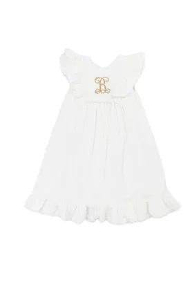 Girls Beach Linen Dress