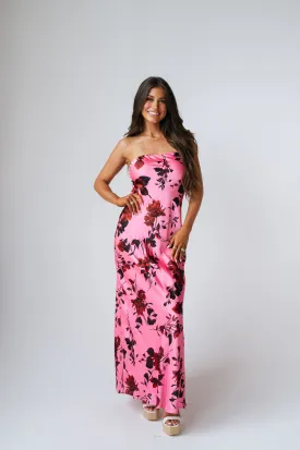 Heartache Rose Strapless Dress