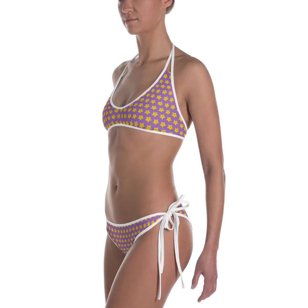 Kawaii Stars Reversible Women's Bikini