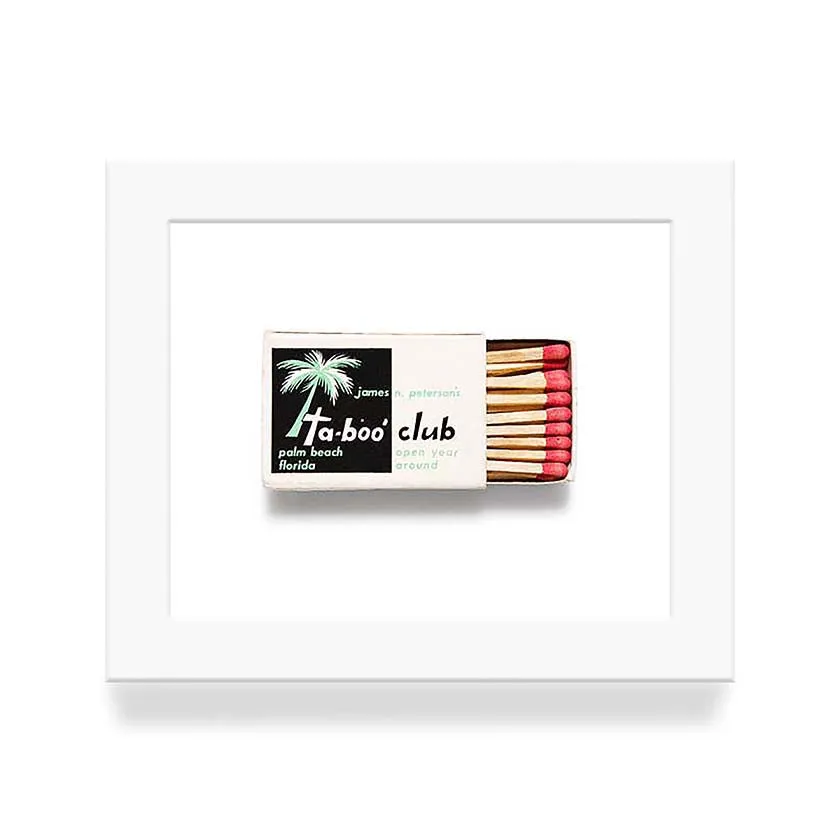 Matchbook Prints - Palm Beach