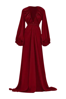 Neema Ruby Red Robe