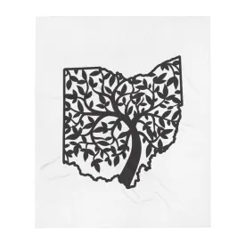 Ohio Tree of Life Throw Blanket