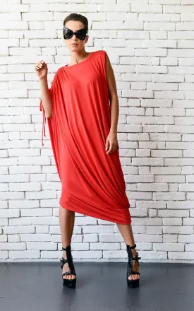 Red Loose Kaftan