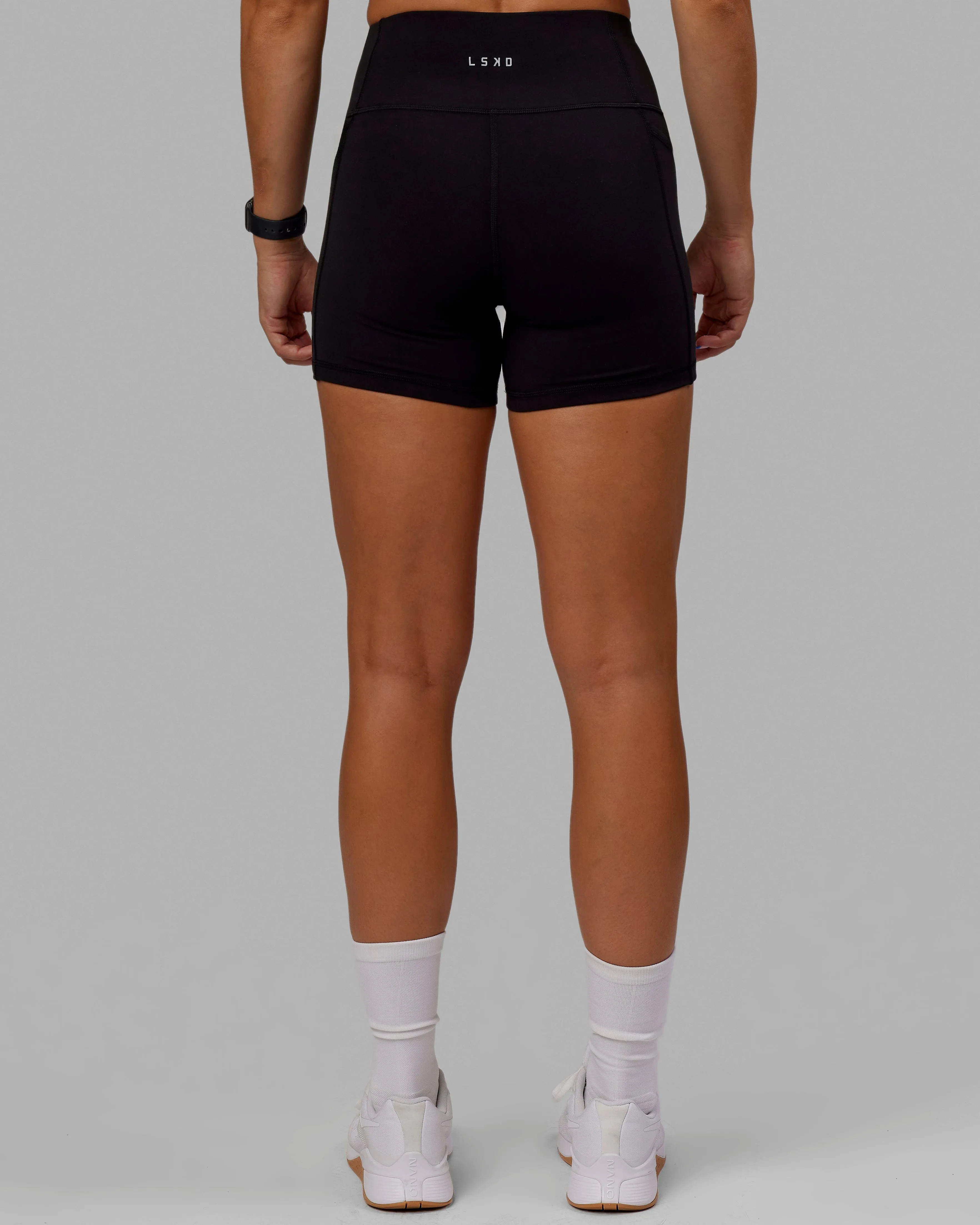 Rep X-Length Shorts - Black-Black