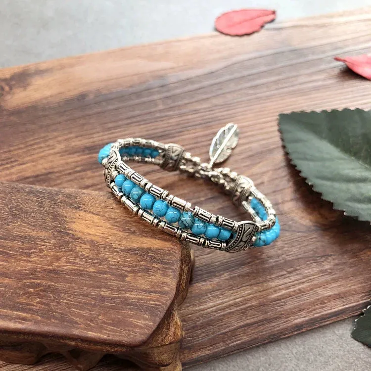 Retro Handmade Stone Bohemian Bracelet