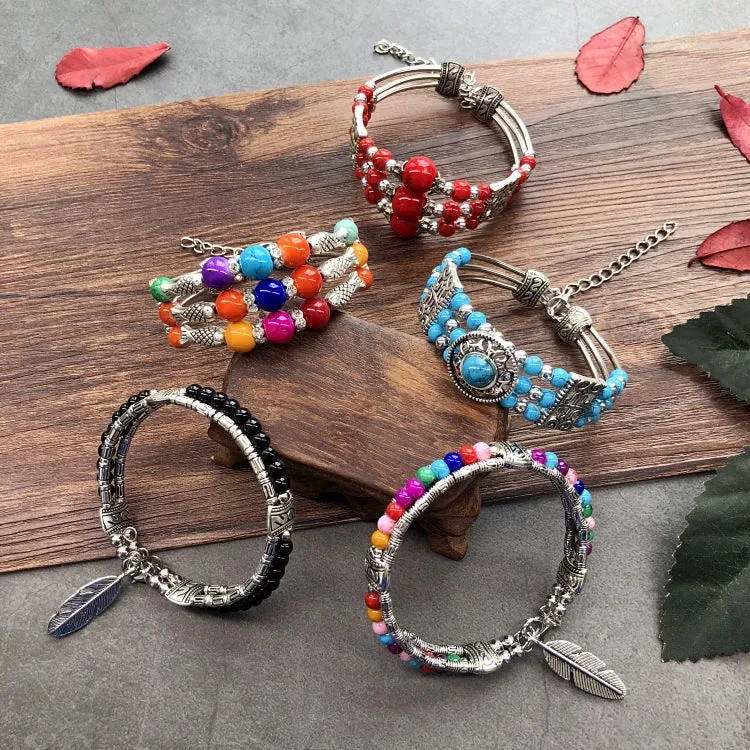 Retro Handmade Stone Bohemian Bracelet