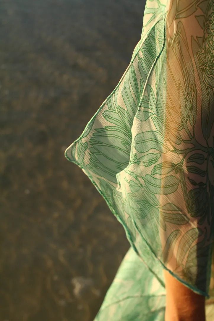 Silk Chiffon Ellie Kaftan PROTEA