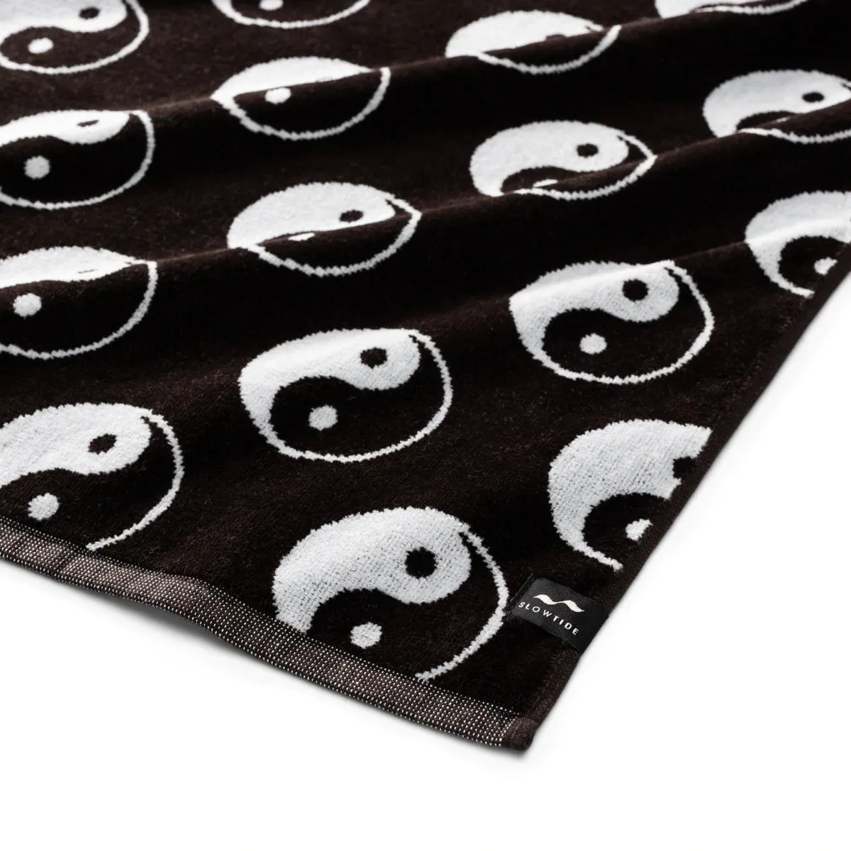 Slowtide Black White Sun Moon Beach Towel