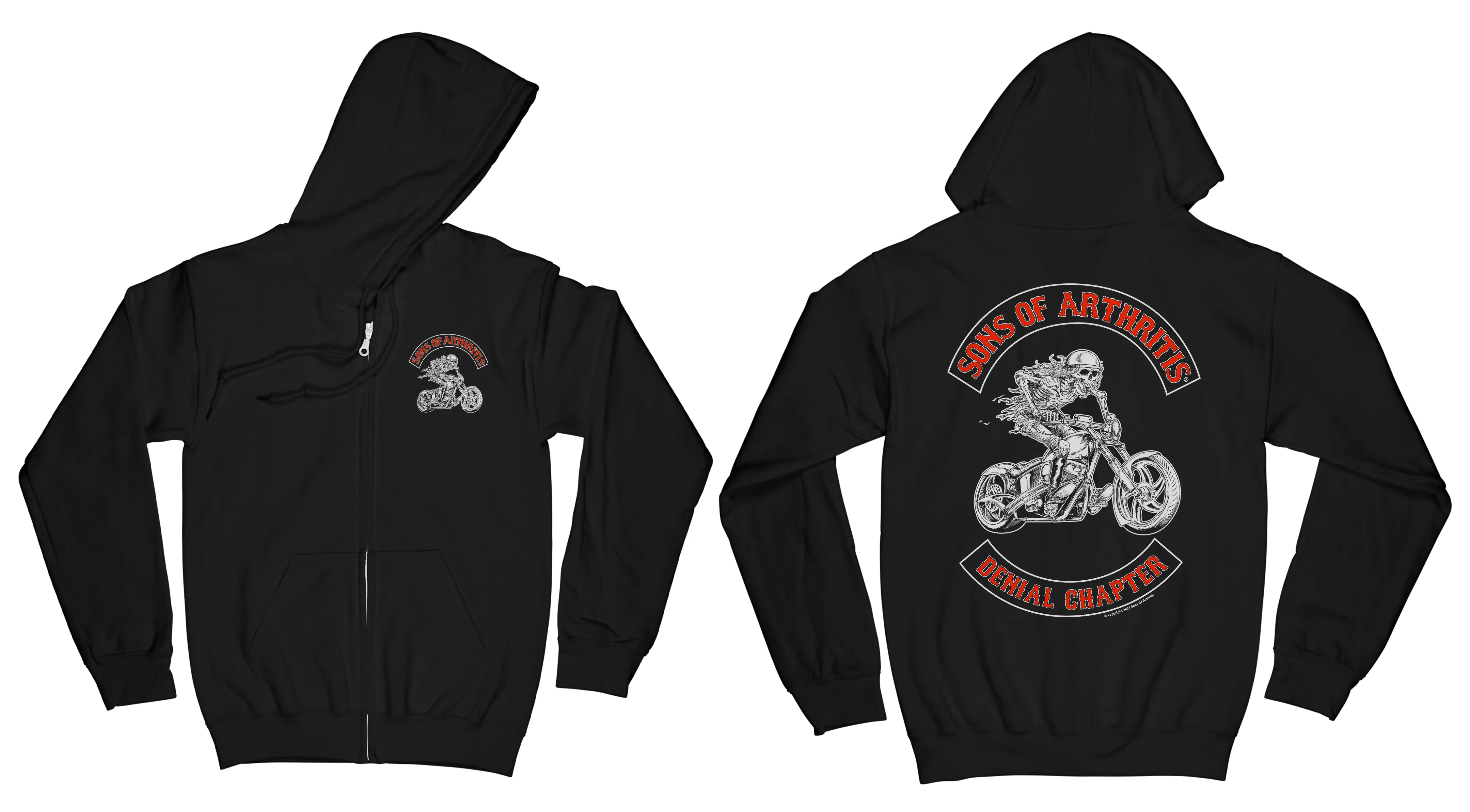 Sons of Arthritis Denial Chapter - Black (See More Styles)