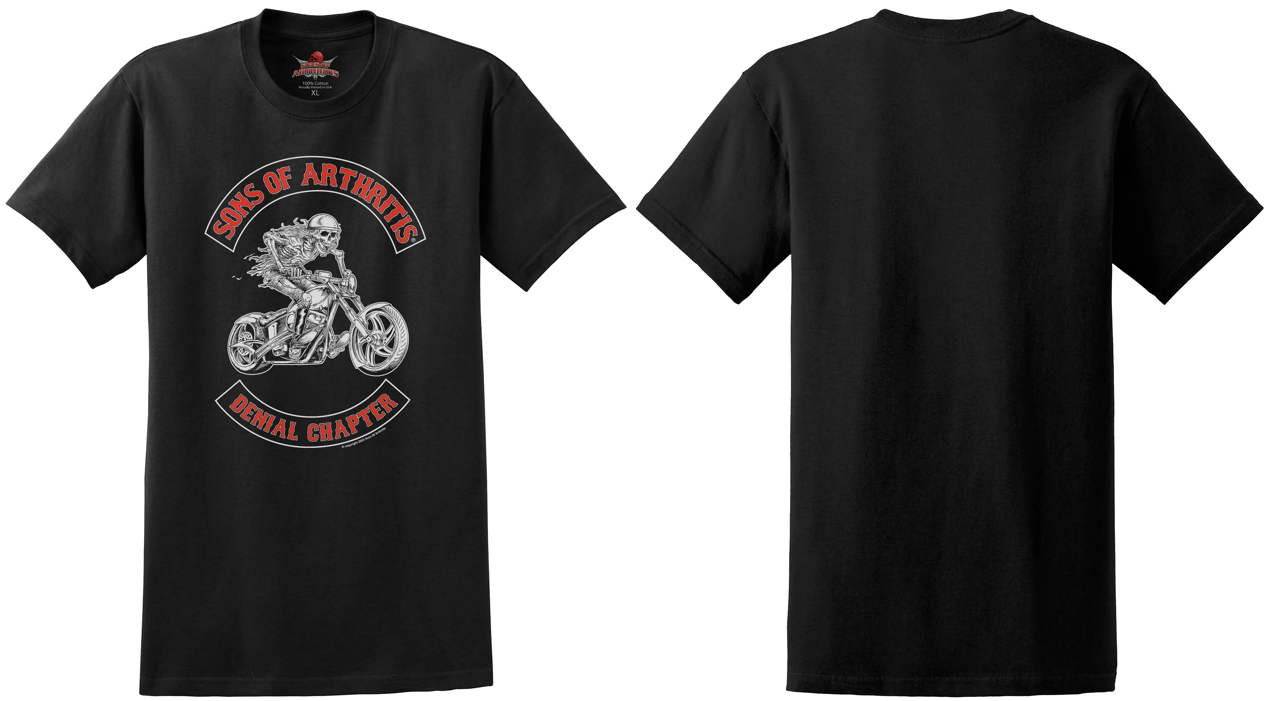 Sons of Arthritis Denial Chapter - Black (See More Styles)