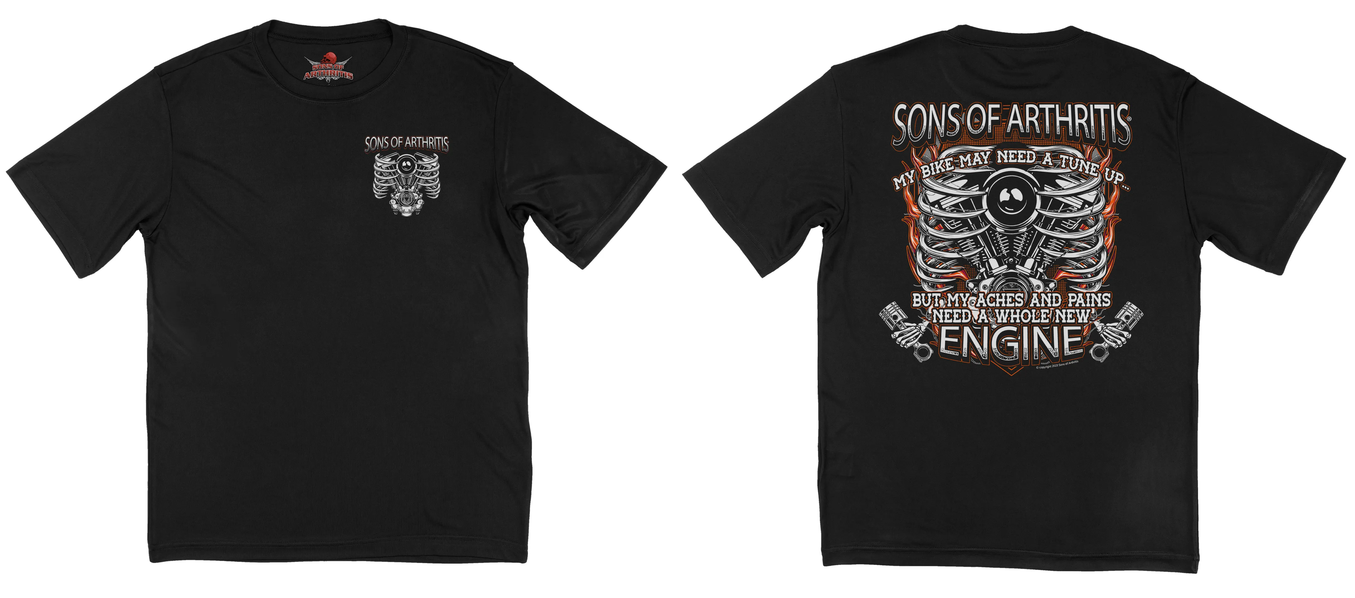 Sons of Arthritis New Engine Chapter - Black (See More Styles)