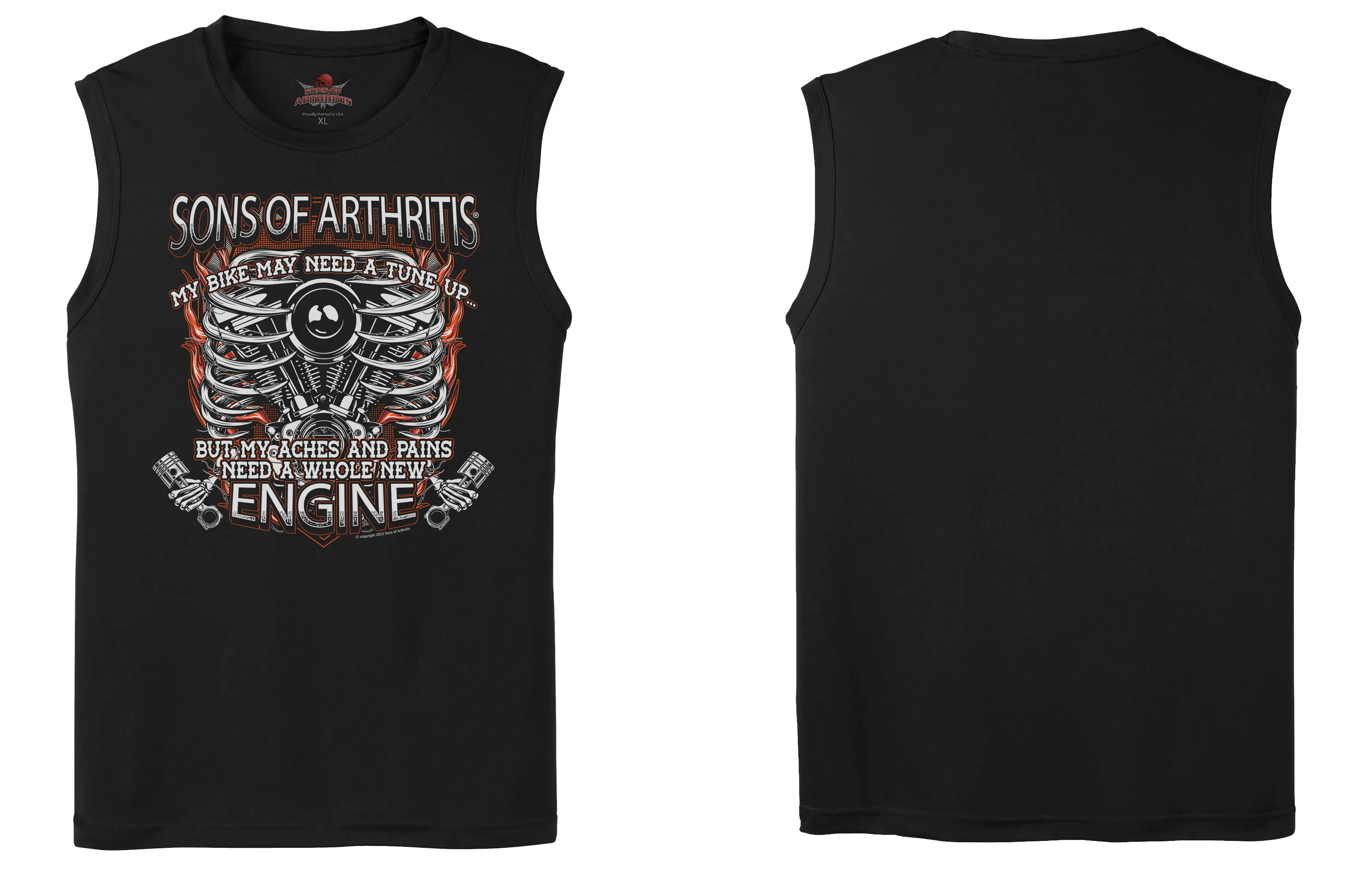 Sons of Arthritis New Engine Chapter - Black (See More Styles)